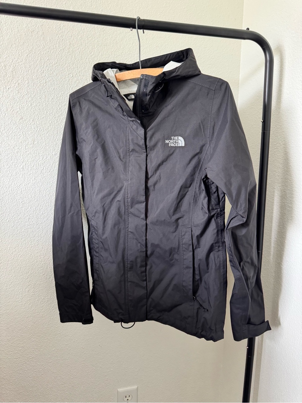 The North Face Women's Black Hooded Shell Jacket - Size XS